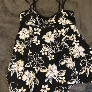 Floral One Piece size 16 Swimdress